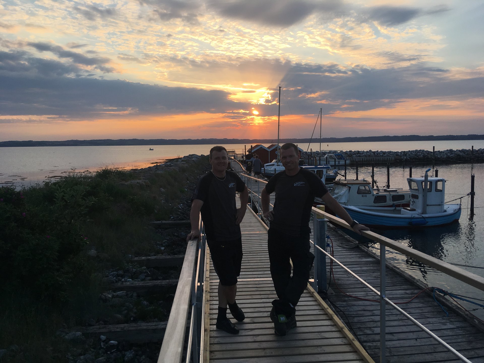 To fra Bridgesystem på en bro ved havnen